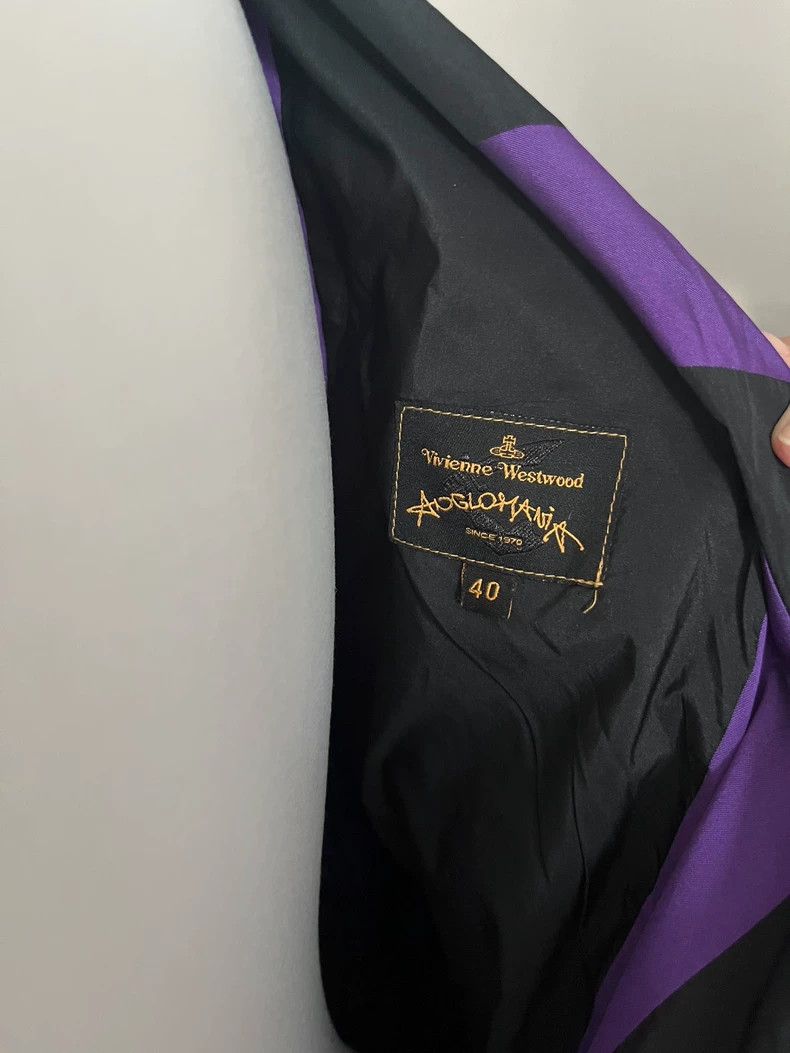 Vivienne Westwood Vivienne Westwood Purple and black single-shoulder punk dr Size XS / US 0-2 / IT 36-38 - 4 Thumbnail