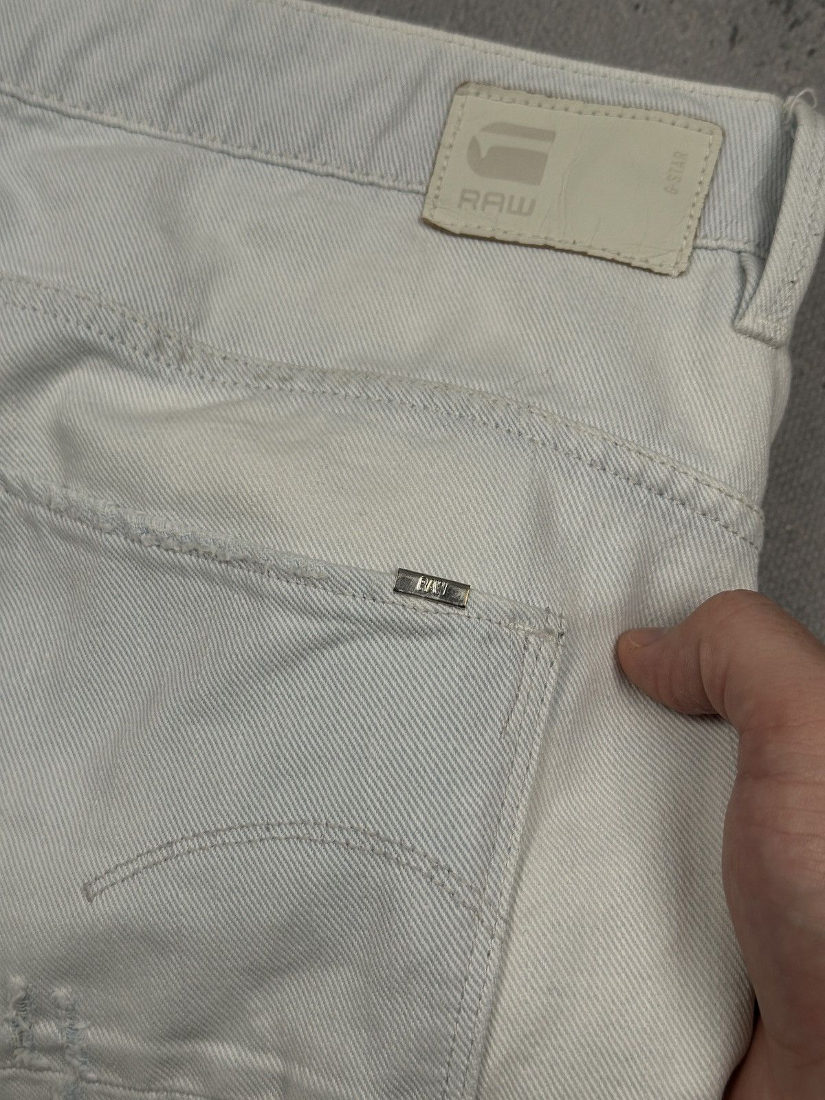 G-Star Vintage G-Star RAW Arc 3D Mid Boyfriend 7/8 Restored Denim Size 30" / US 8 / IT 44 - 9 Thumbnail