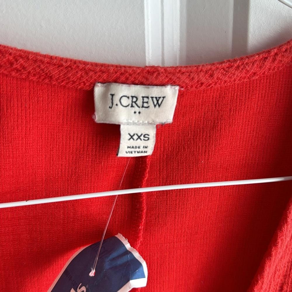 Designer J Crew wrap dress in red Size XXS / US 00 / IT 34 - 5 Thumbnail