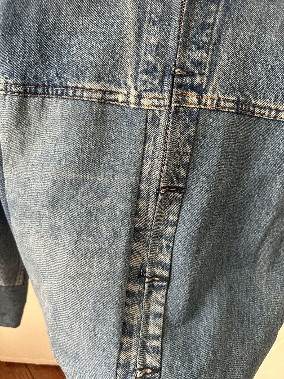 Maison Margiela Margiela Artisanal Reworked Denim Racer Moto Jacket Size US S / EU 44-46 / 1 - 10 Thumbnail