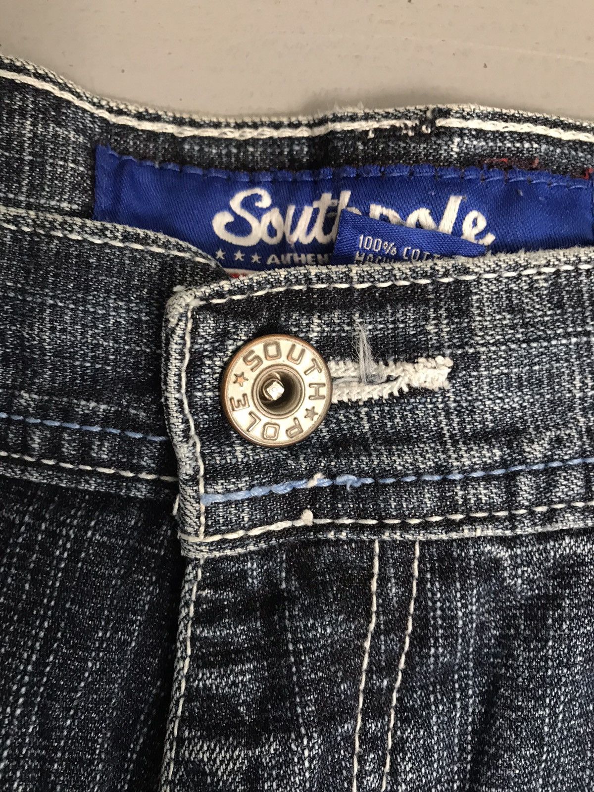 Southpole × Vintage Southpole Patch Work Denim Jorts Size US 36 / EU 52 - 5 Thumbnail