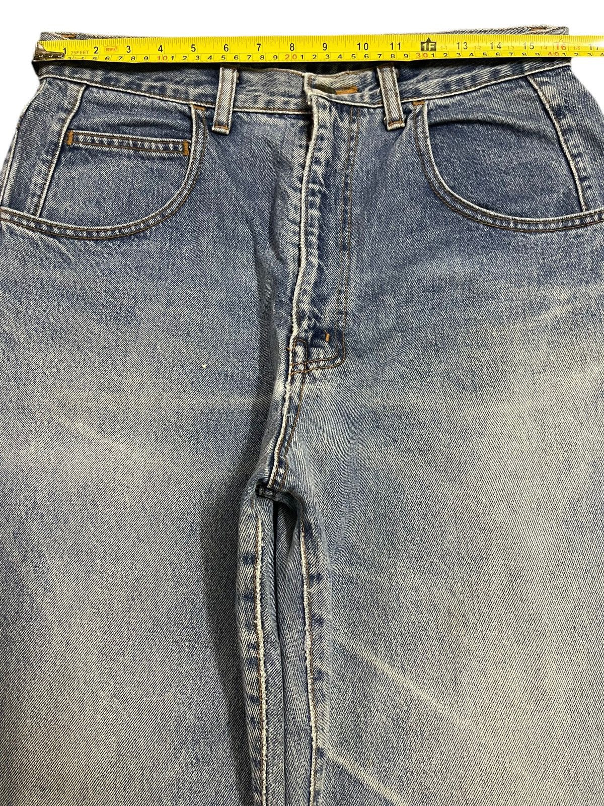 JNCO Vintage Japanese Brand Blue Wash Style Hip Hop Baggy Jeans Size US 32 / EU 48 - 11 Thumbnail