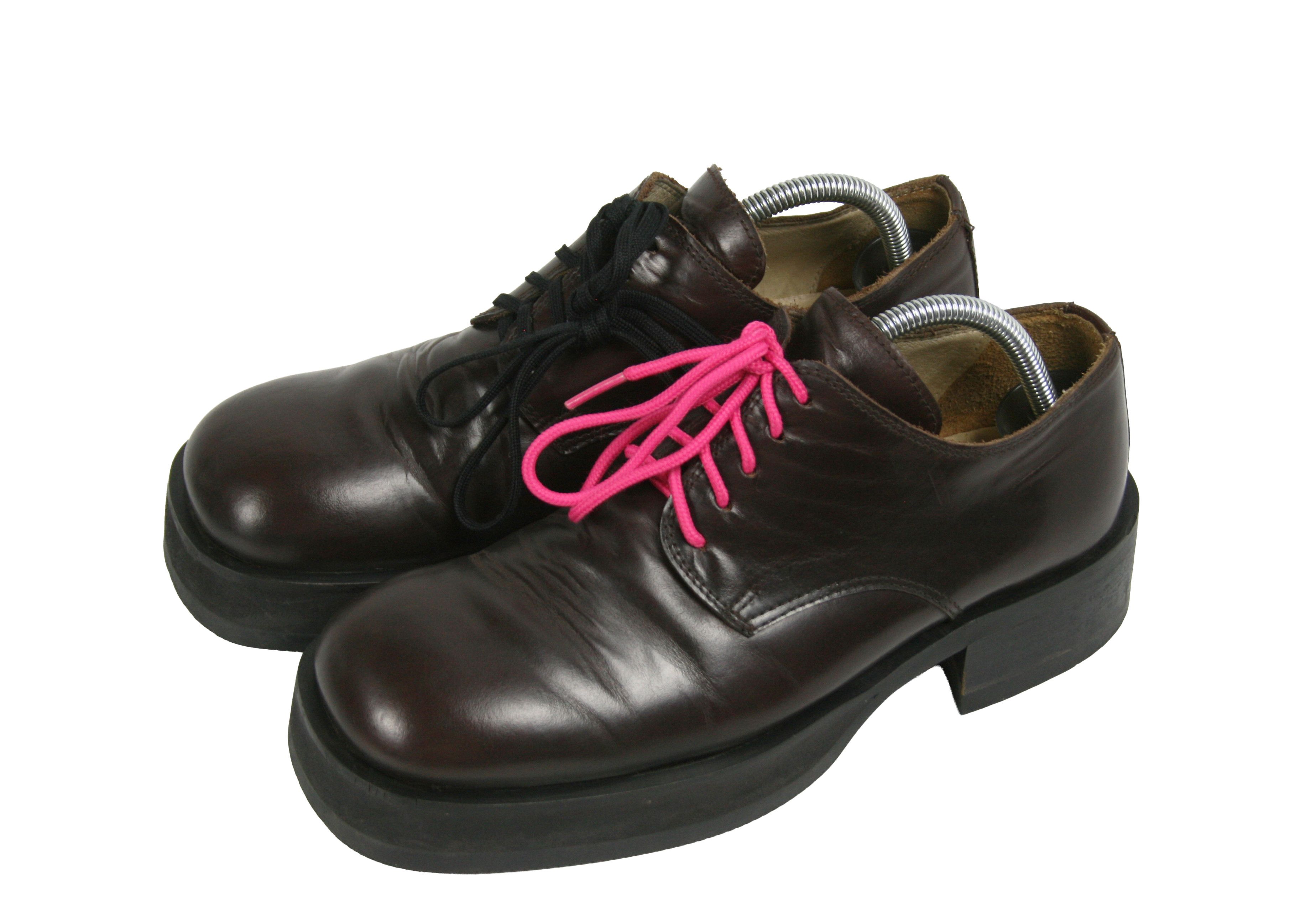 Dolce & Gabbana 90S Massive Platform Oversize Derby Shoes Vintage Size US 7.5 / EU 40-41 - 3 Thumbnail