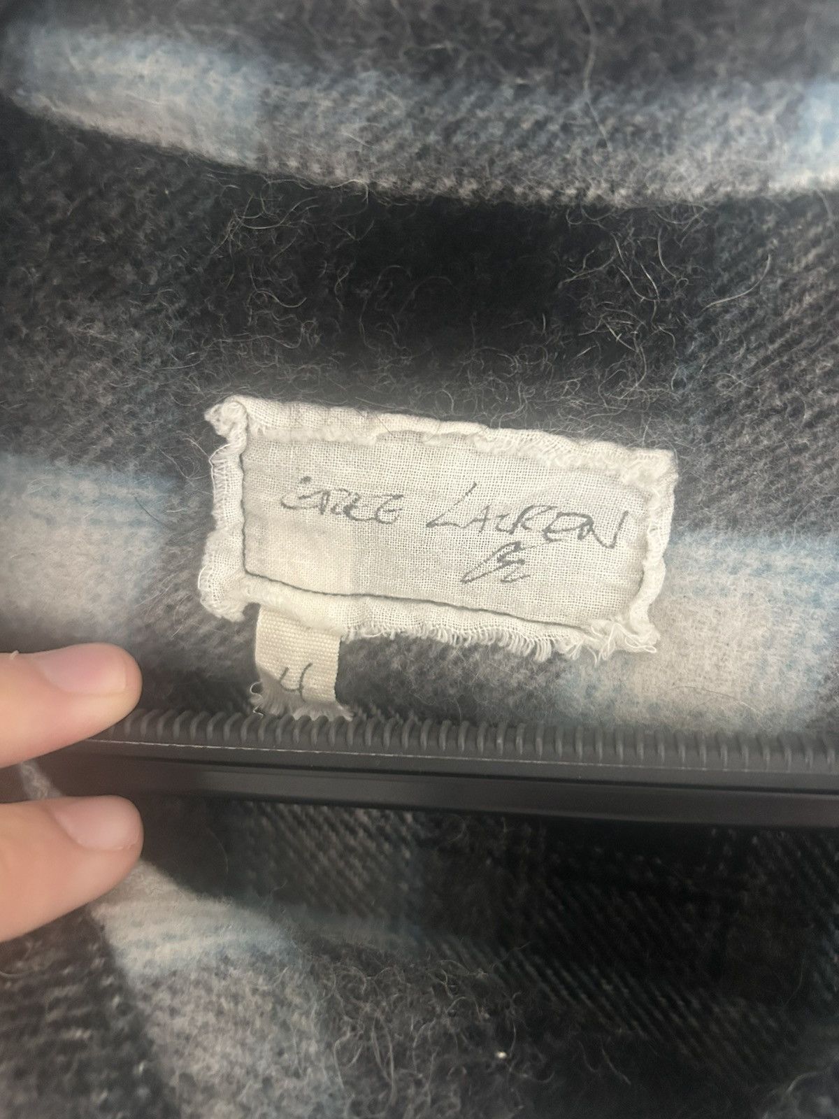 Greg Lauren Greg Lauren black and blue plaid Studio Shirt Size US XL / EU 56 / 4 - 4 Thumbnail