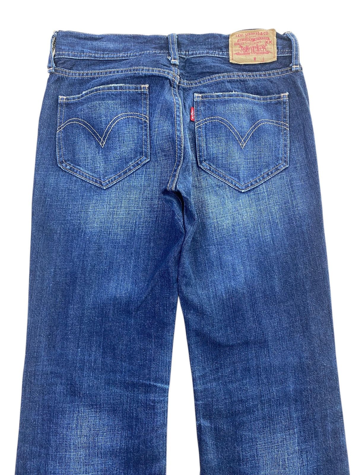 Levi's Levi’s Whiskers Faded Wash Style Flare Jeans Size US 28 / EU 44 - 4 Thumbnail