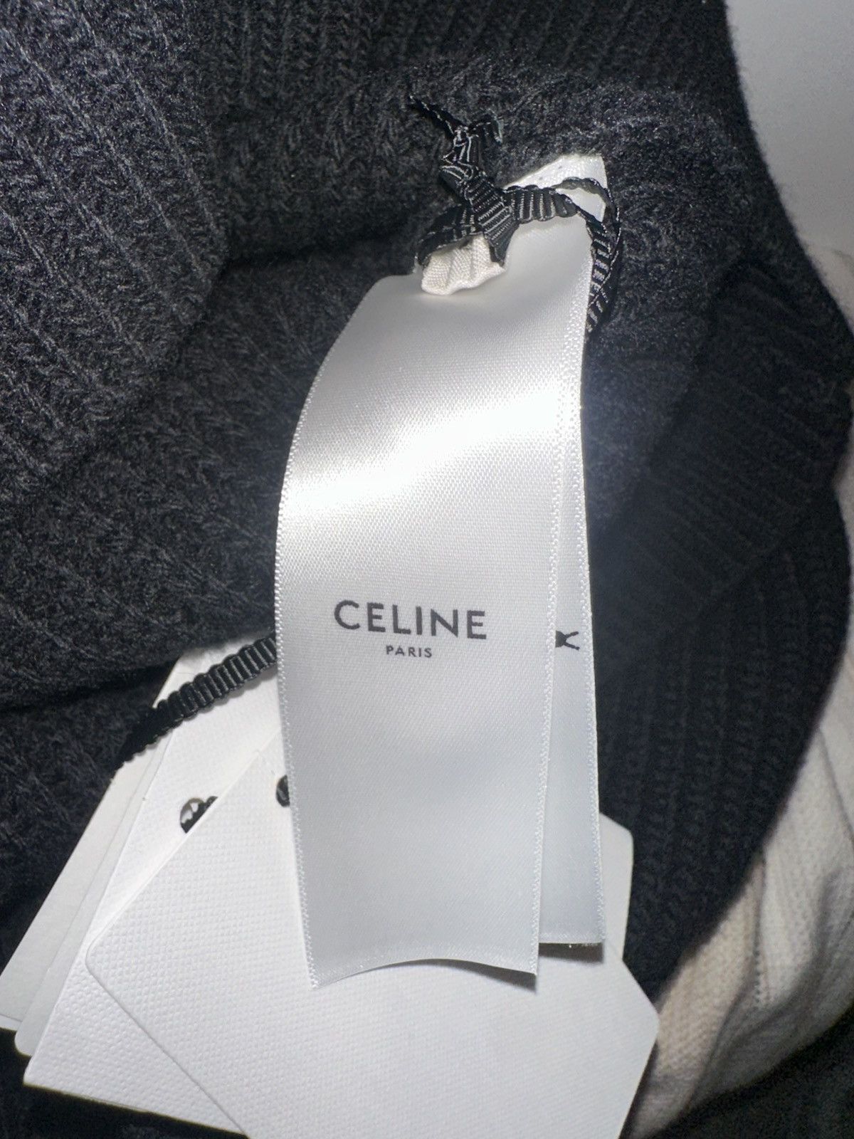 Celine Celine hooded sweater in monochromic wool Size US L / EU 52-54 / 3 - 5 Thumbnail