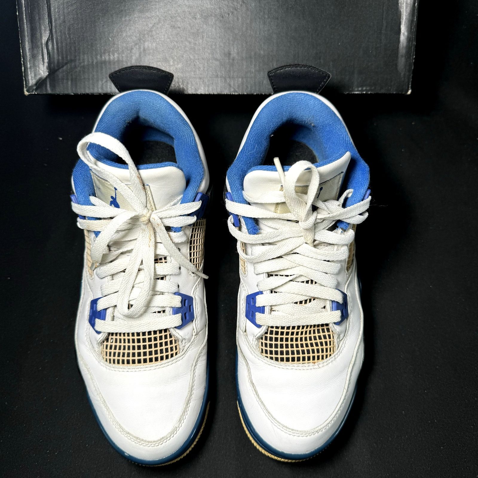 Jordan Brand × Nike Size 6.5 - Nike Air Jordan 4 Retro GS Motorsports 2017 Shoes Size US 6.5 / EU 39-40 - 4 Thumbnail