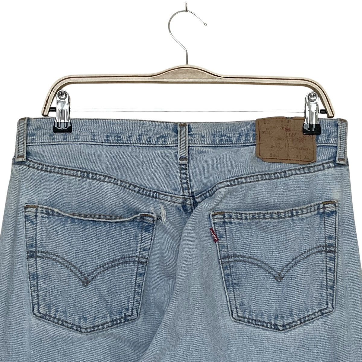 Levi's × Vintage Vintage Brand Levi's 501 Made in Usa Jeans 1990s Size US 31 - 4 Thumbnail
