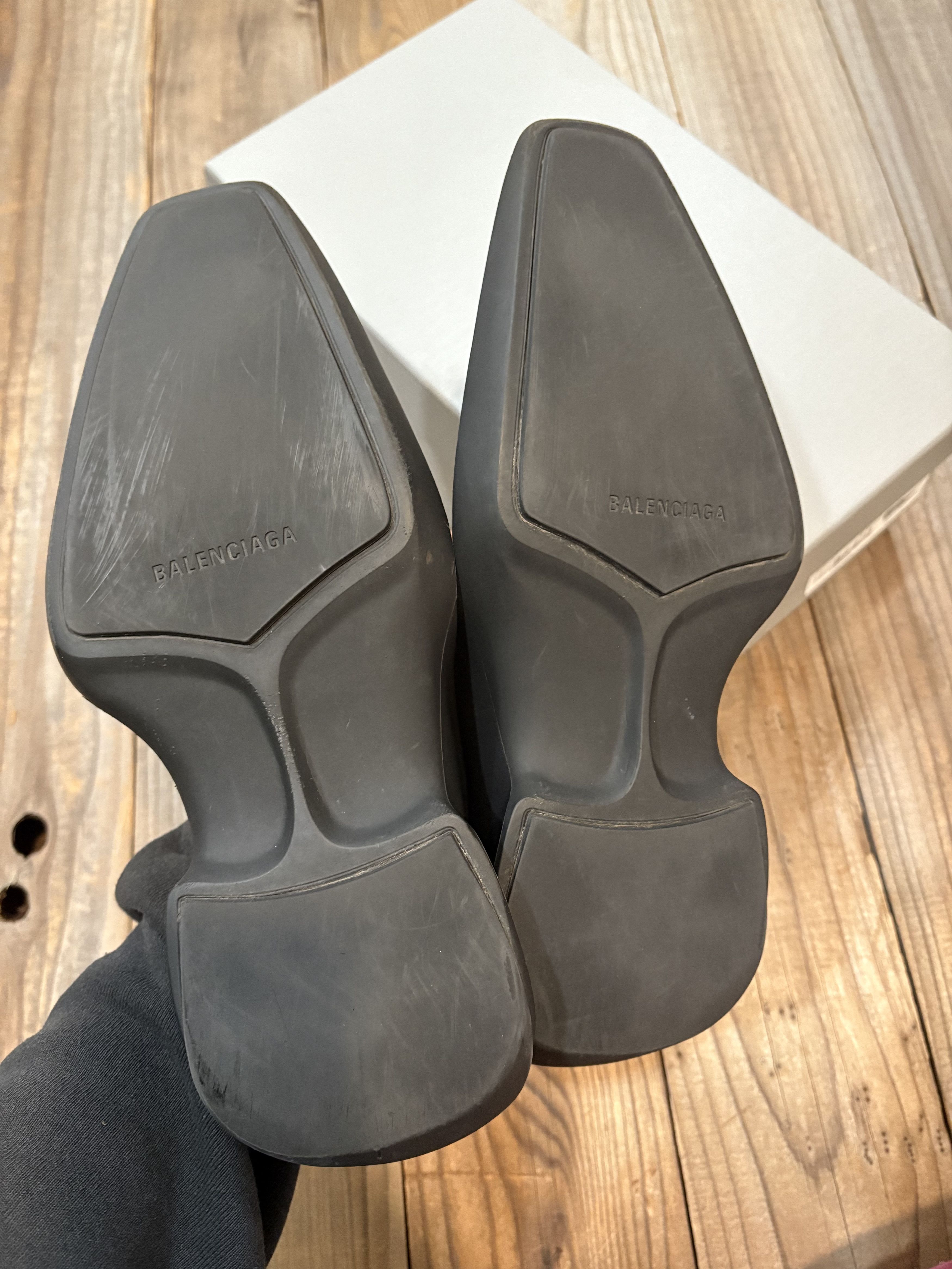 Balenciaga Space Shoe Matte Black Size US 7 / EU 40 - 3 Thumbnail