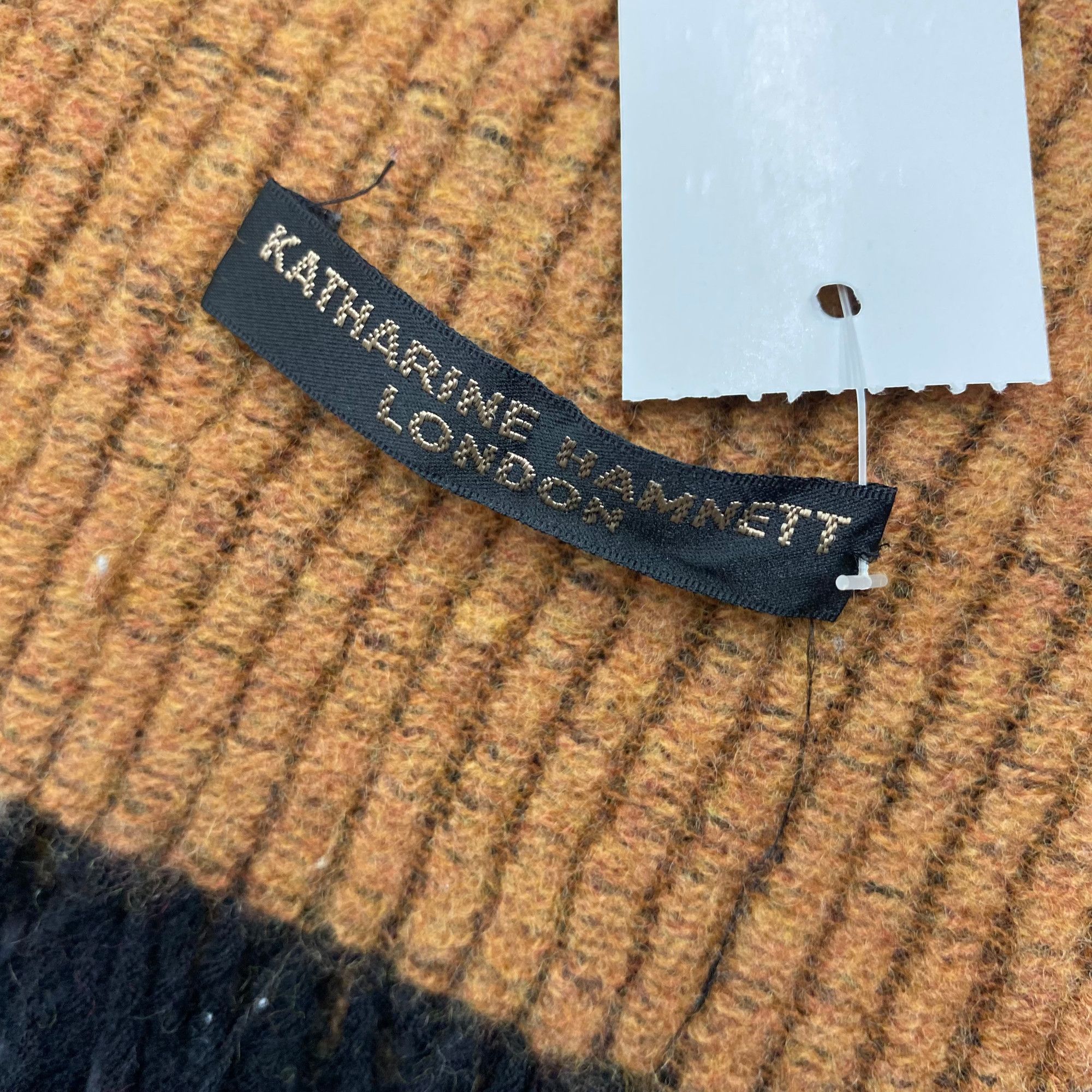 Katharine Hamnett London Vintage Katharine Hamnett London Scarf Muffler Wool Scarves Size ONE SIZE - 4 Thumbnail