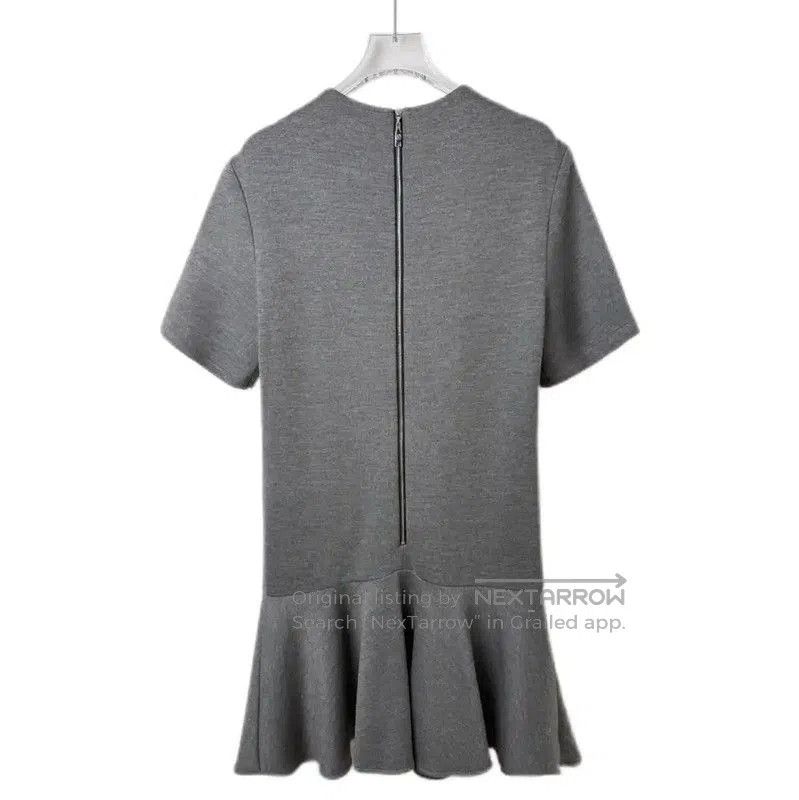 Louis Vuitton Louis Vuitton Gray Cotton Blend Dress . Size S / US 4 / IT 40 - 2 Thumbnail