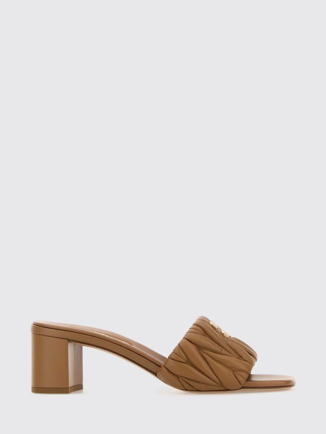 Miu Miu Miu Miu Heeled Sandal Woman Brown Size US 8.5 / IT 38.5 - 1 Preview