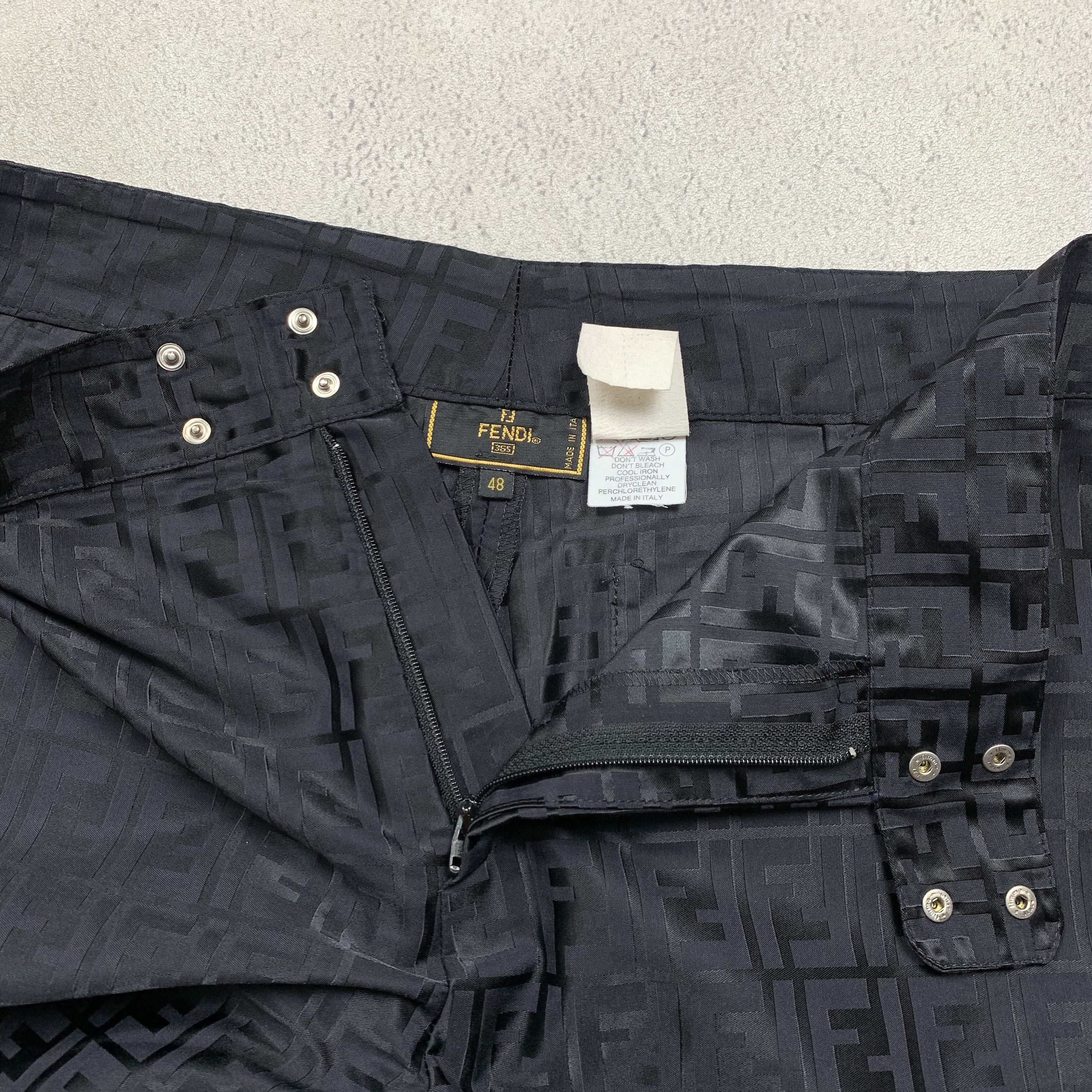 Fendi Vintage Fendi Monogram Trouser Pants Size 34" / US 12 / IT 48 - 5 Thumbnail