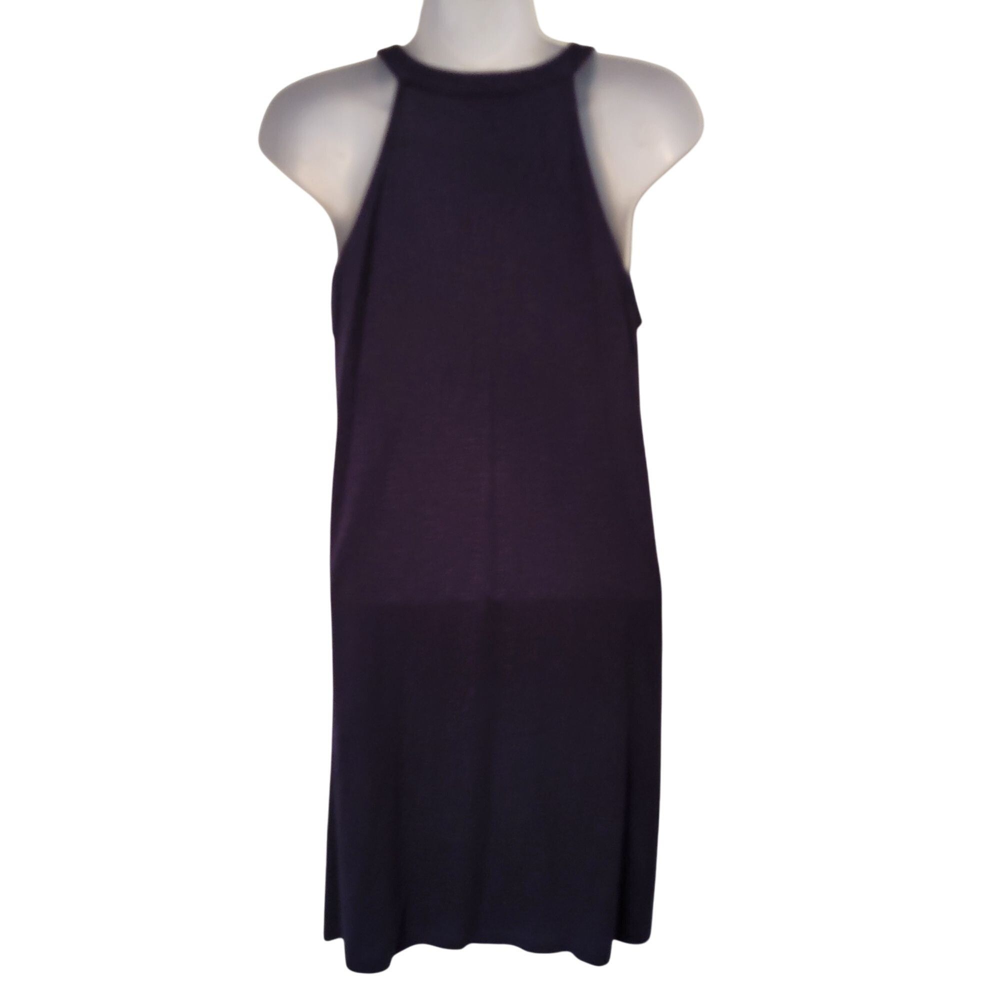 Lilly Pulitzer Lilly Pulitzer XS Navy Blue Ruffle Neck Sleeveless Tank Dres Size XS / US 0-2 / IT 36-38 - 3 Thumbnail