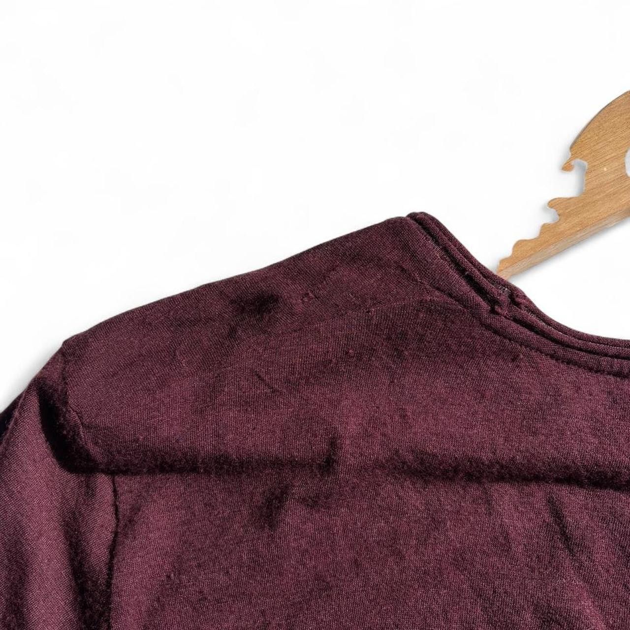 Dsquared2 DSQUARED2 AW12 burgundy wool silk crewneck long sleeve tee M Size US M / EU 48-50 / 2 - 8 Thumbnail