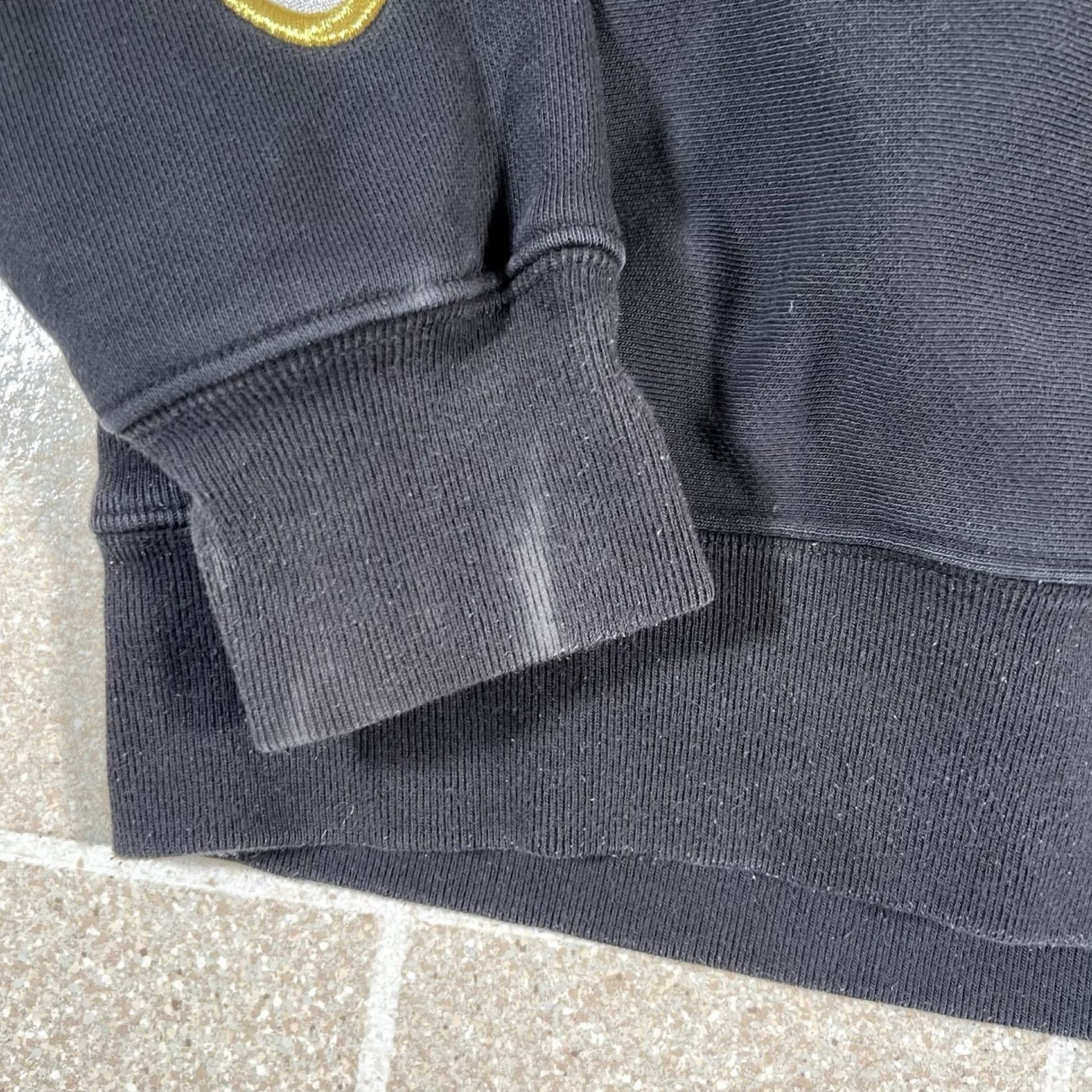 Champion VINTAGE Champion Sweatshirt Mens M Reverse Weave Blank Black Y2K Pullover Casual Mens Size US M / EU 48-50 / 2 - 8 Thumbnail