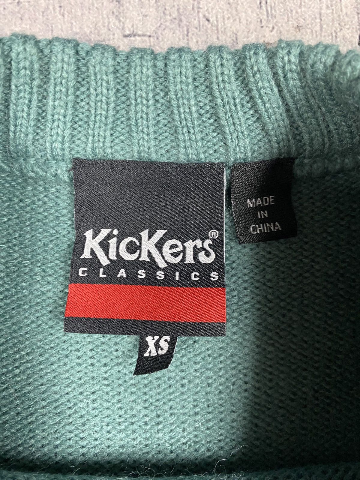 Kickers Vintage 90s Kickers rare streetwear style knitted sweater Size US XS / EU 42 / 0 - 8 Thumbnail