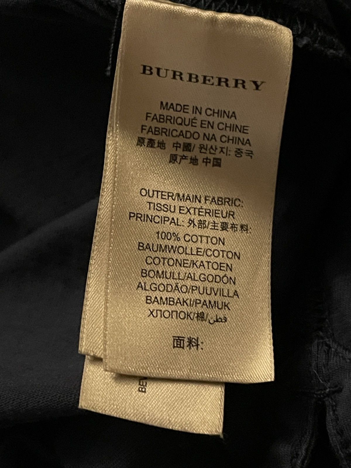Burberry Burberry Brit Polo Shirt Mens XL Navy Blue Button Collared Size US XL / EU 56 / 4 - 7 Thumbnail