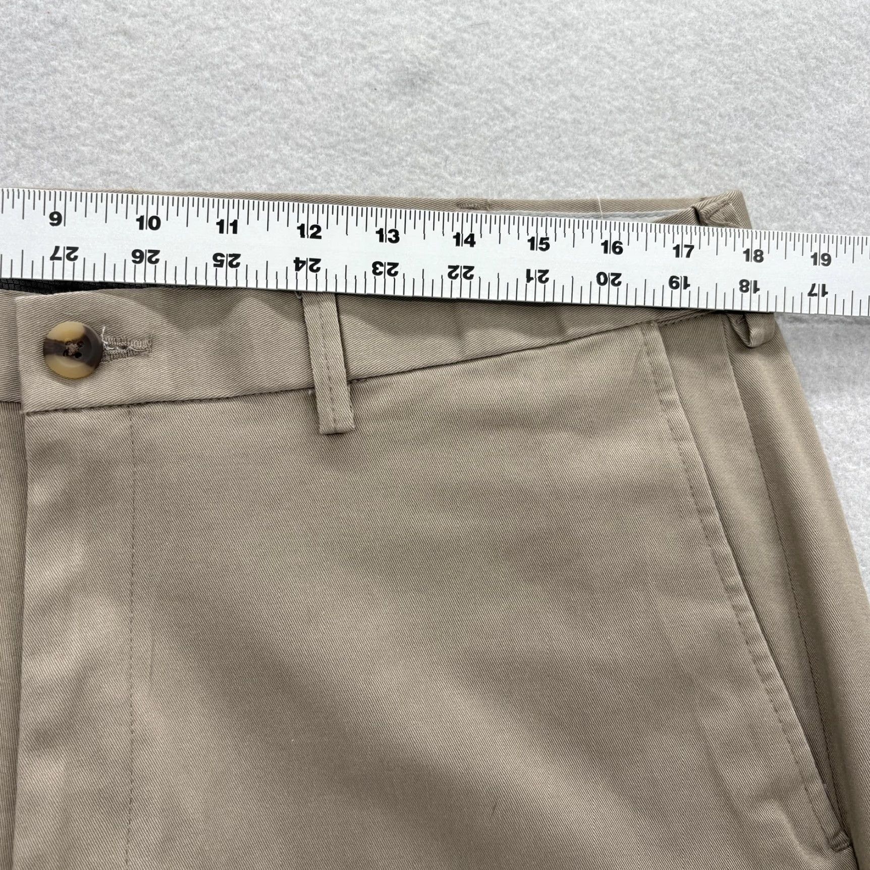 Haggar Haggar Iron Free Premium Khaki Pants Mens 36x34 Beige Classic Fit Stretch NWT Pants Mens 36 Beige Classic Fit Khaki Iron Free Premium Haggar NWT Size US 36 / EU 52 - 6 Thumbnail