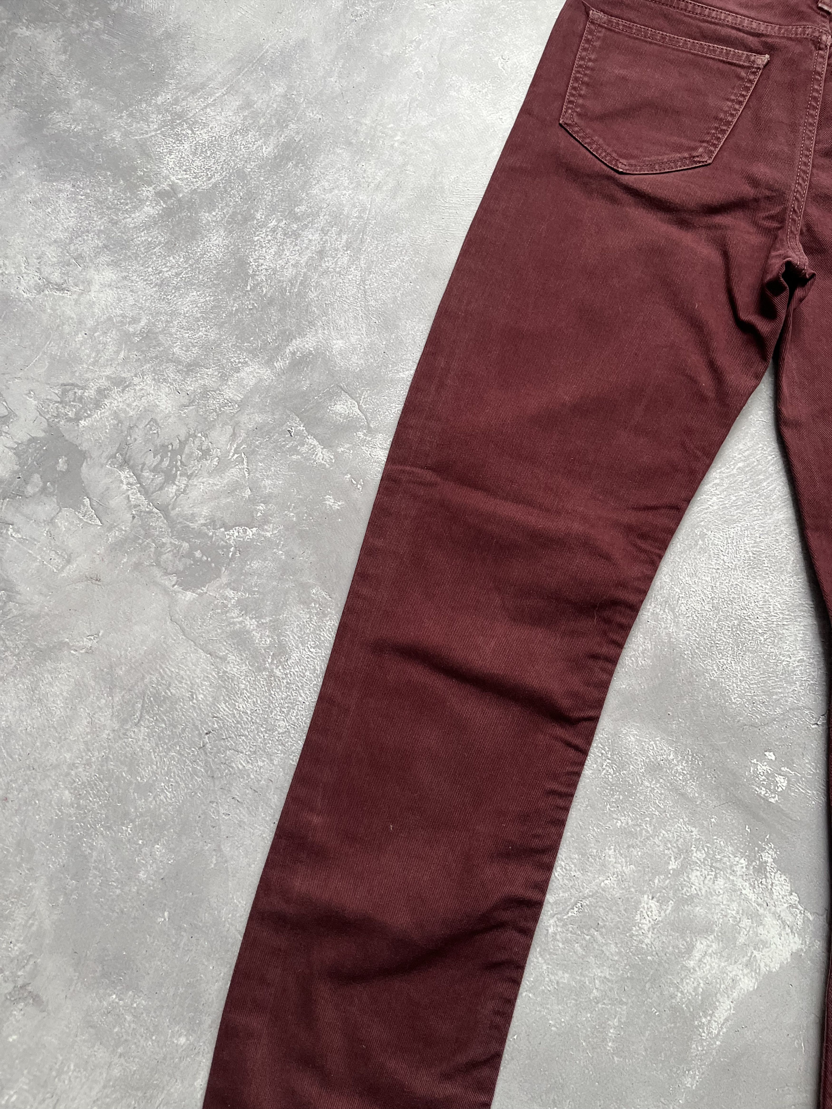 Carhartt Wip Carhartt Slam Pant Jeans W29 L32 29/32 Red Denim Size US 29 - 7 Thumbnail