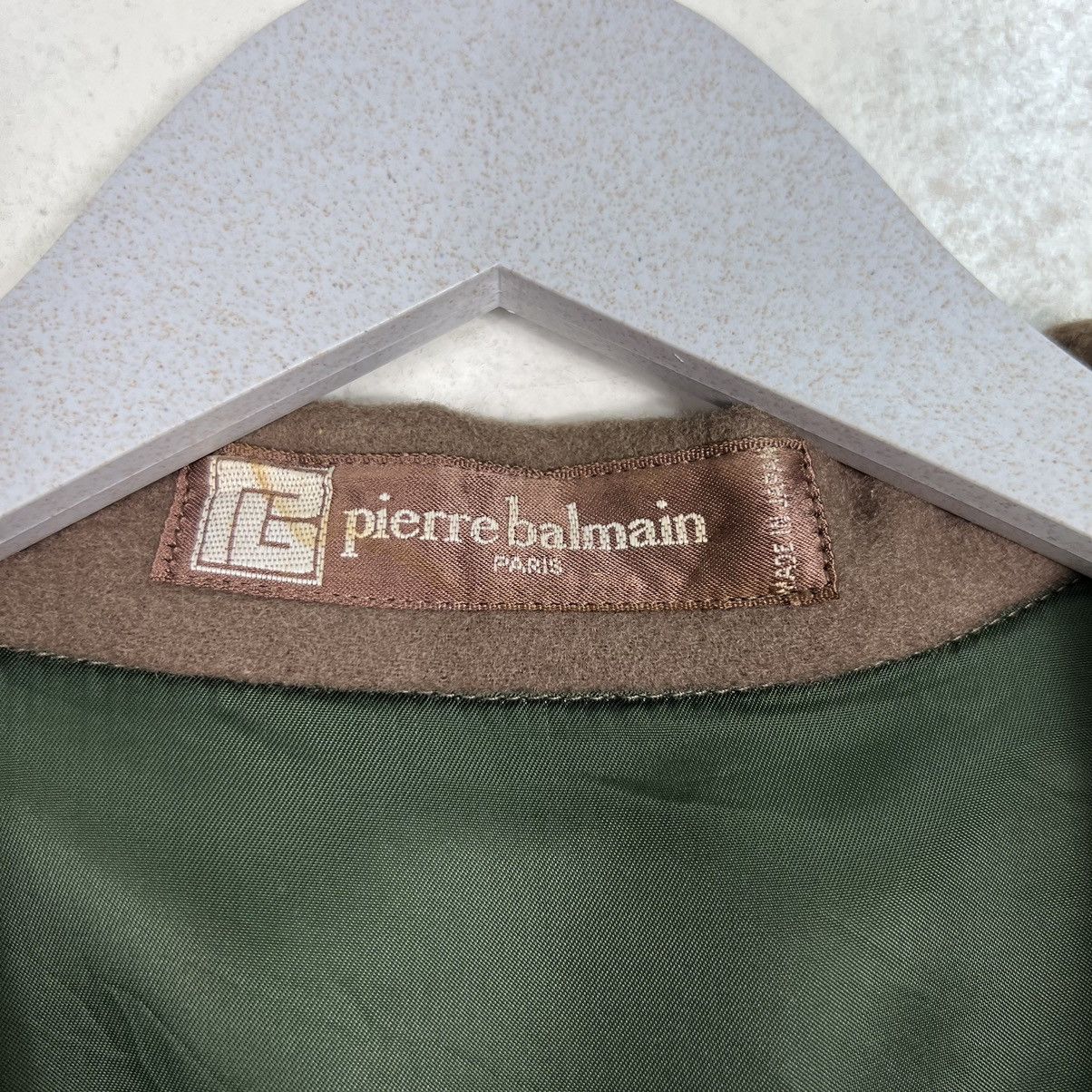 Pierre Balmain 🔥 VINTAGE PIERRE BALMAIN PARIS WOOL BOMBER JACKET Size US L / EU 52-54 / 3 - 14 Thumbnail