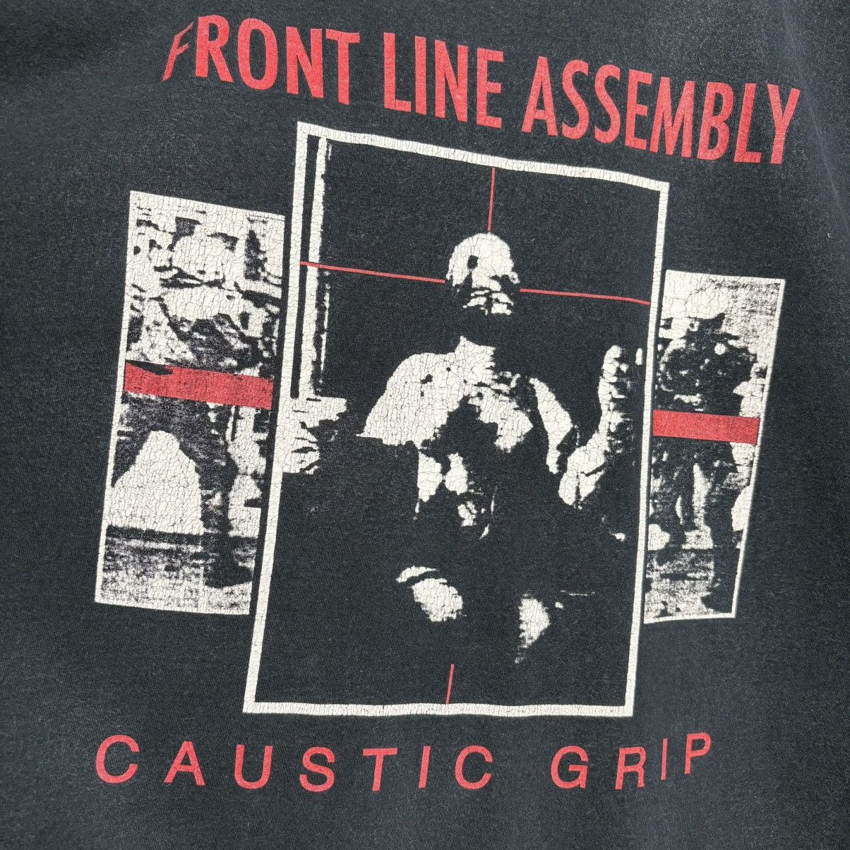 Band Tees Vintage 00s Front Line Assembly Band Tee / Aphex Twin Size US XL / EU 56 / 4 - 5 Thumbnail