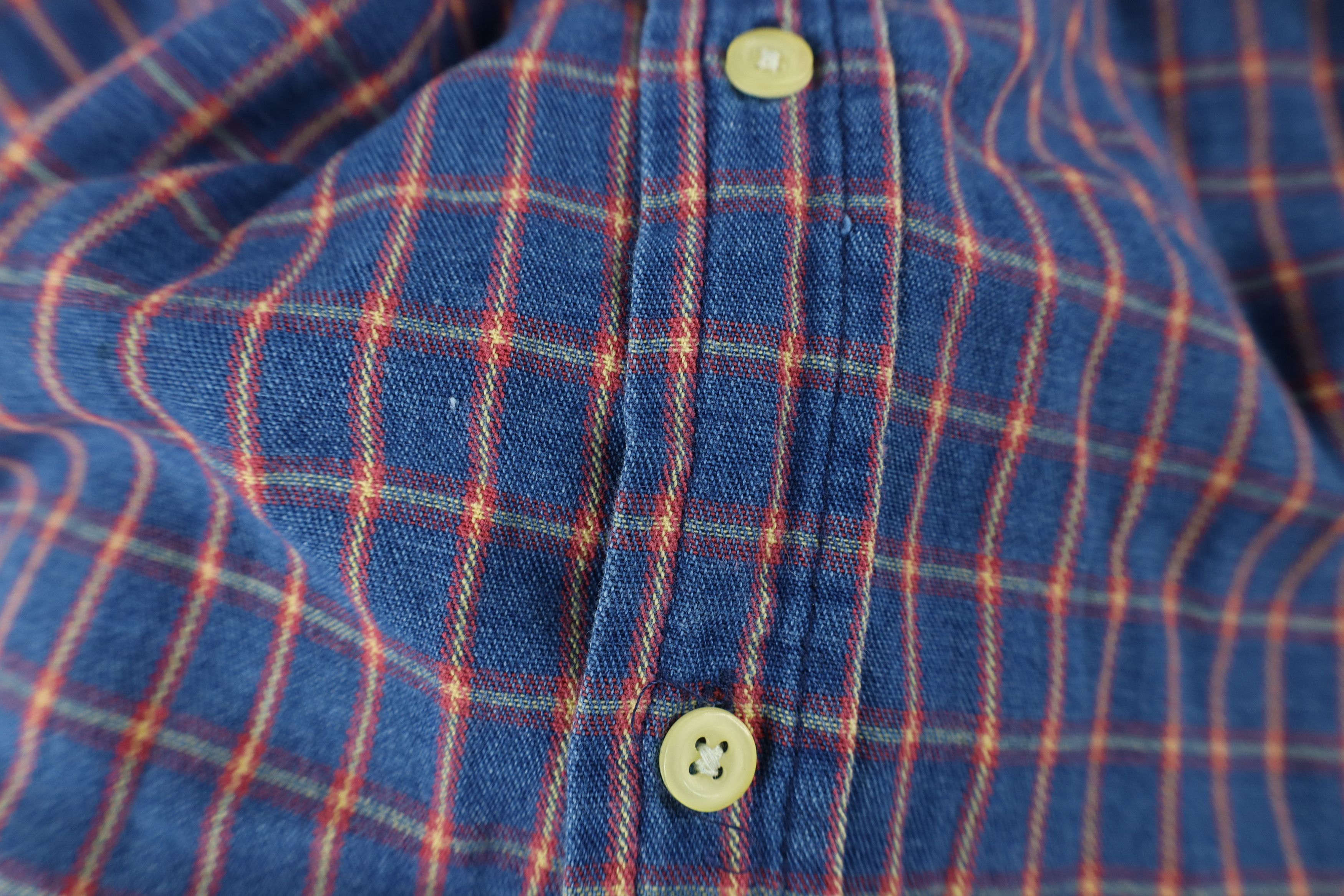 Vintage Vintage 90s Streetwear Fit Denim Collared Button Down Shirt Size US XL / EU 56 / 4 - 4 Thumbnail