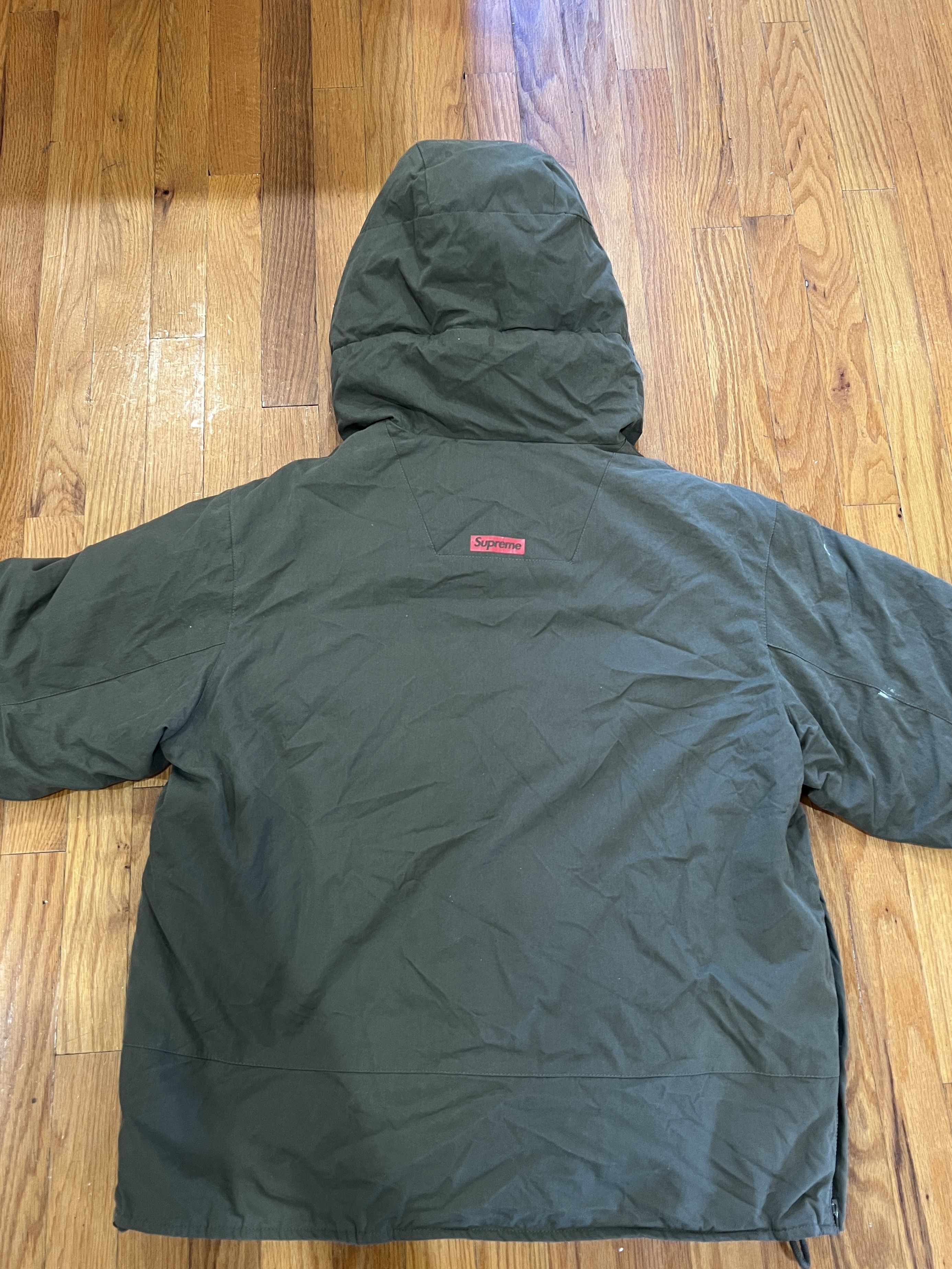 Supreme Supreme SS22 Olive Down Puffer Jacket Size US S / EU 44-46 / 1 - 5 Thumbnail