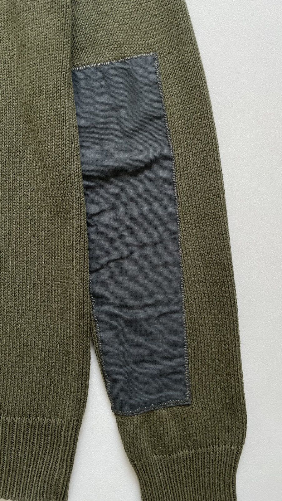 Maison Margiela S/S 13 Military Patch Detail Cardigan Size US M / EU 48-50 / 2 - 18 Thumbnail