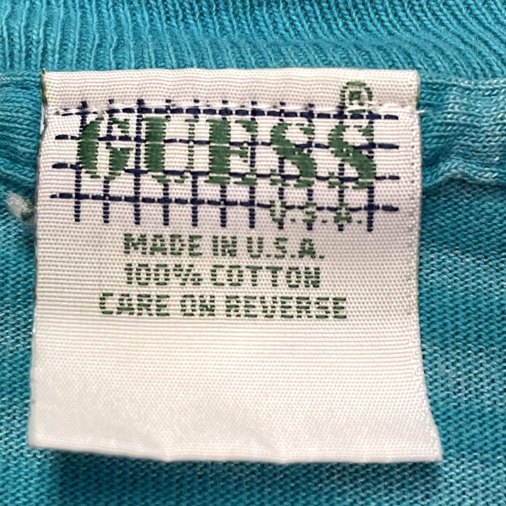 Guess VINTAGE Guess Jeans Shirt Mens Large Blue Striped Embroidered Crest ASAP ROCKY Size US L / EU 52-54 / 3 - 3 Thumbnail