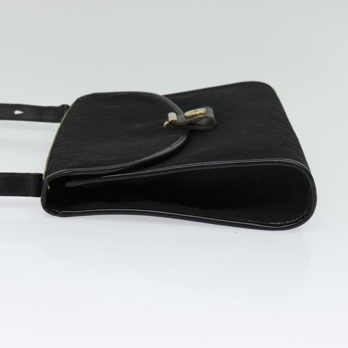Dior DIOR Trotter Canvas Shoulder Bag Black Gold Size ONE SIZE - 4 Thumbnail