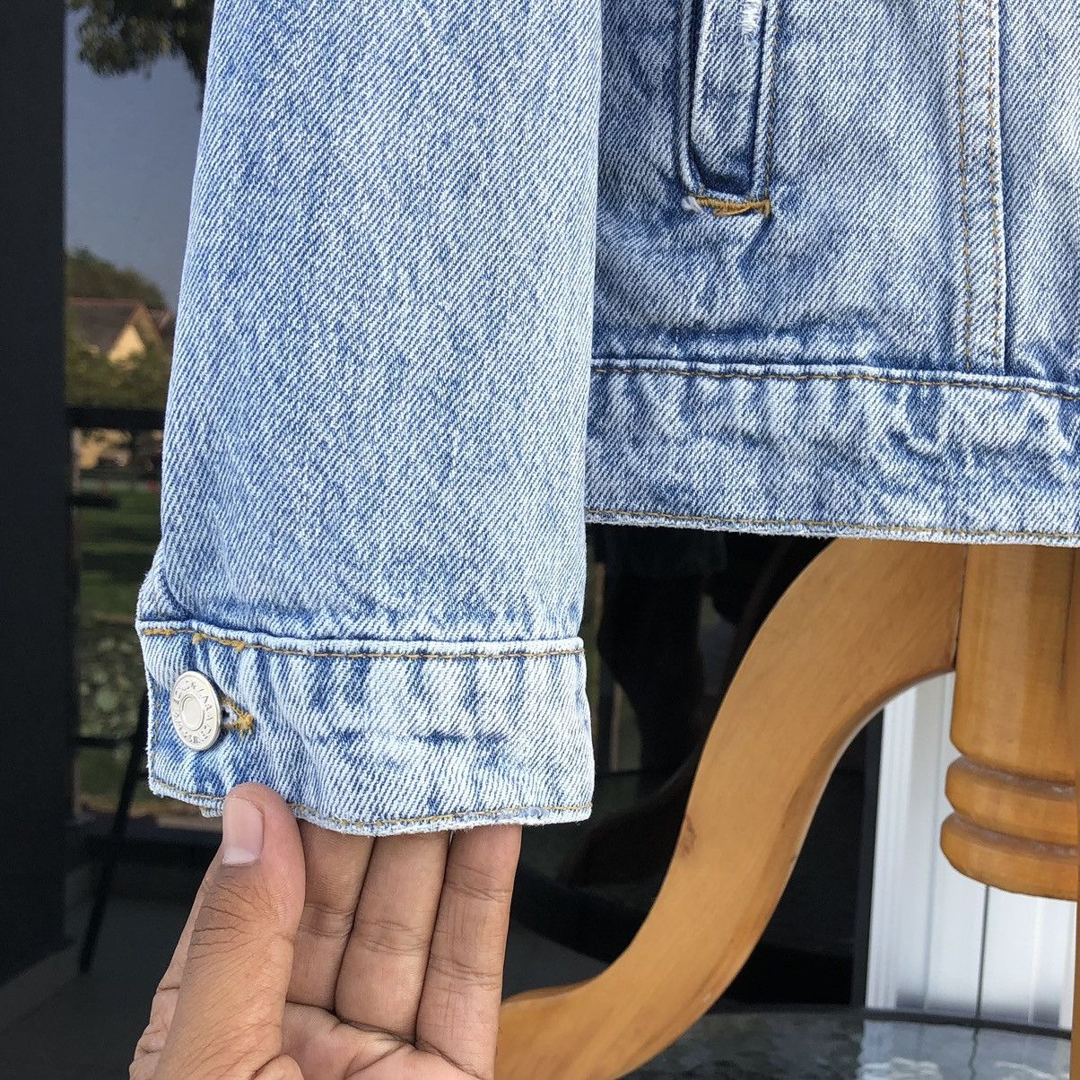 Zara SS 2023 ZARA DENIM JACKET WITH GRAFFITI PRINT Size US M / EU 48-50 / 2 - 18 Thumbnail