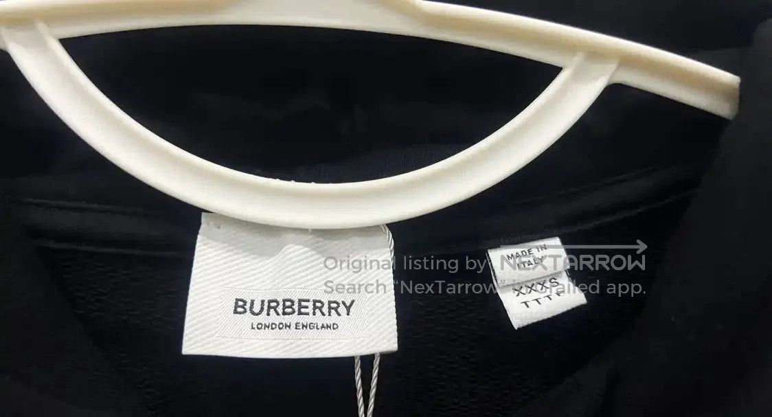 Burberry Burberry Black Cotton Men's Hoodie. Size US XXS / EU 40 - 4 Thumbnail