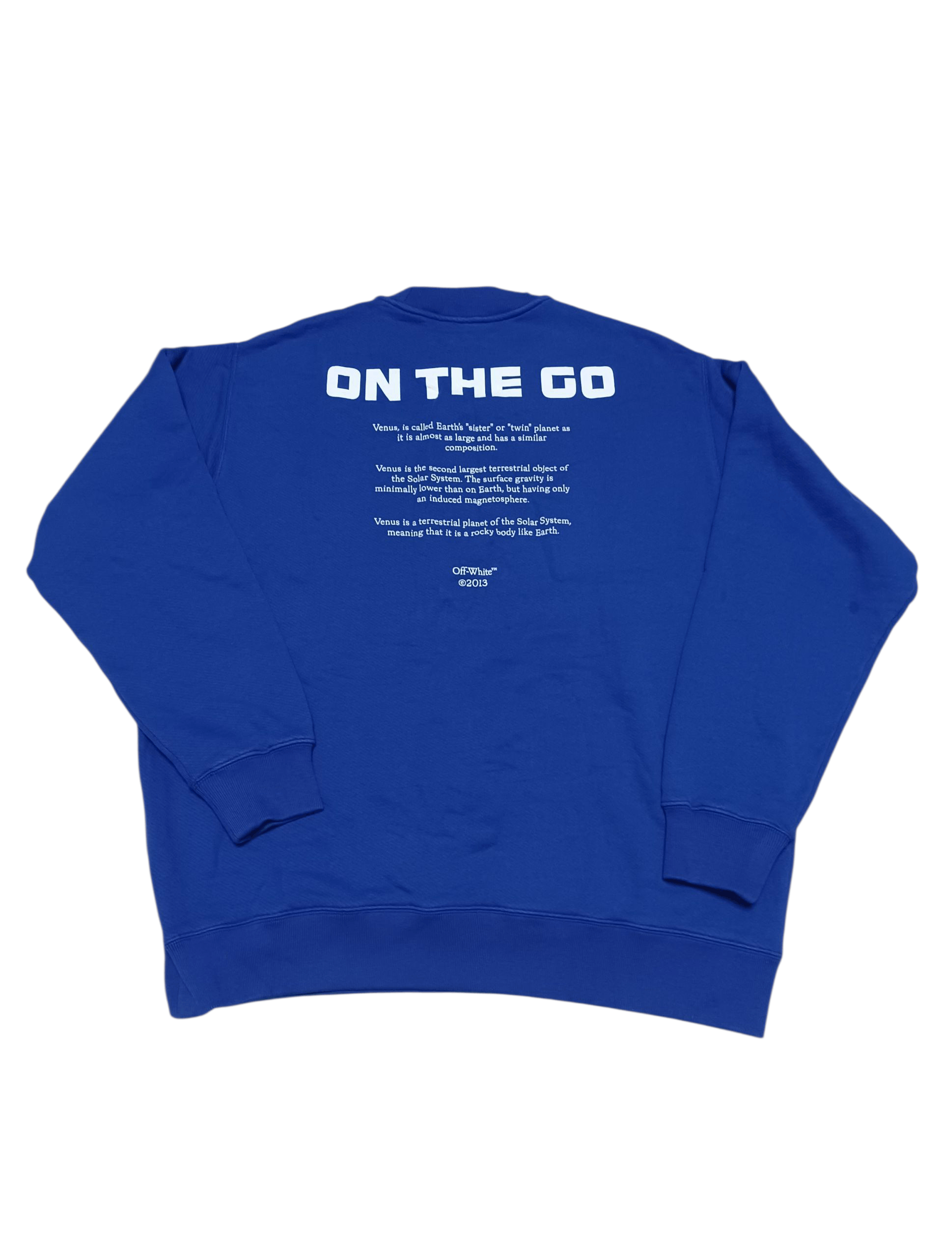 Off-White OFF-WHITE ON THE GO MOON RARE SWEATSHIRT Size US M / EU 48-50 / 2 - 3 Thumbnail