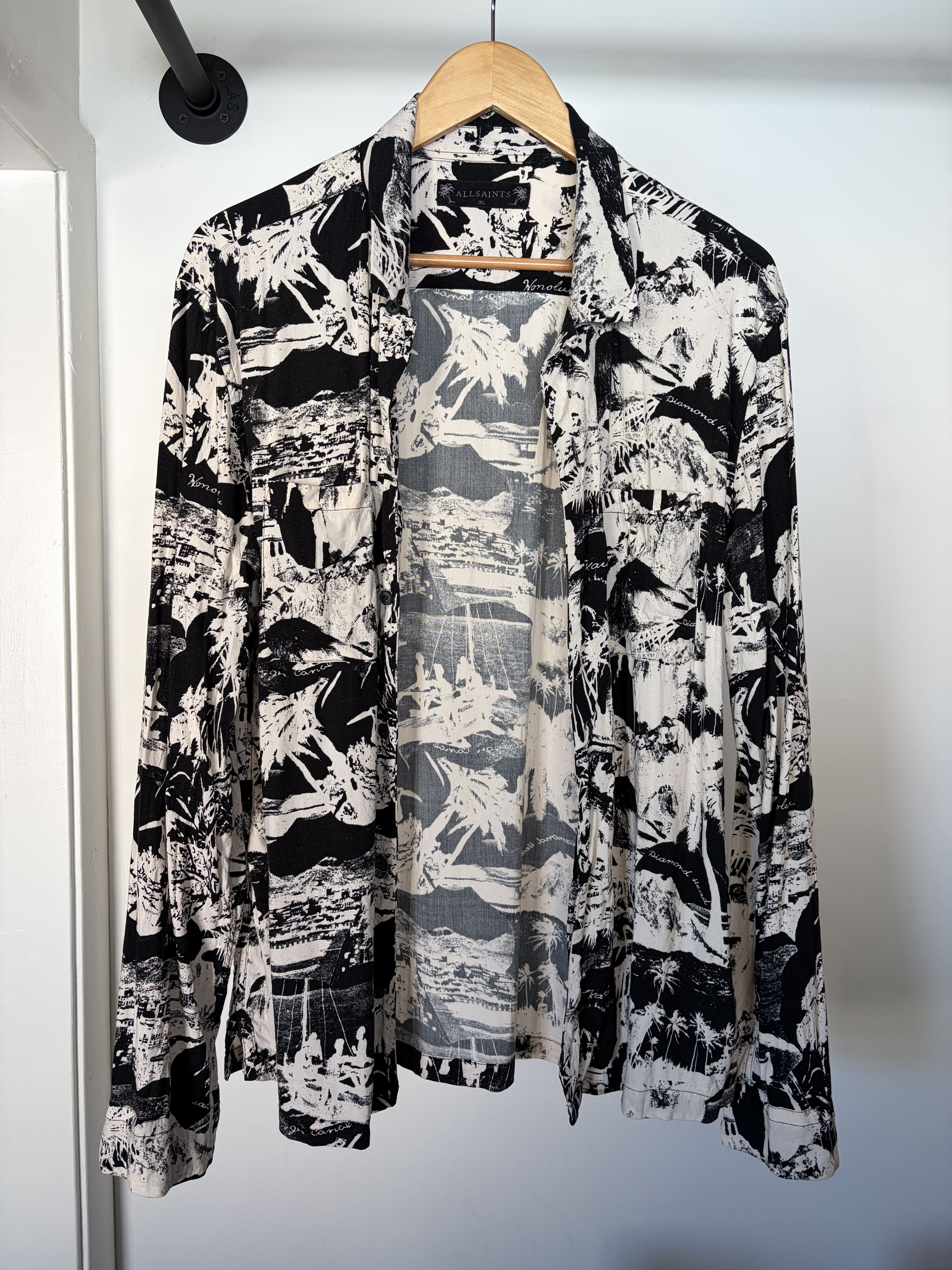 Allsaints All Saints Awa long sleeve button up Size US XL / EU 56 / 4 - 1 Thumbnail