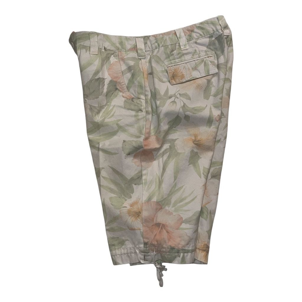 Other Caribbean Joe Womens , White & Green Floral shorts 10 Size 32" / US 10 / IT 46 - 3 Thumbnail