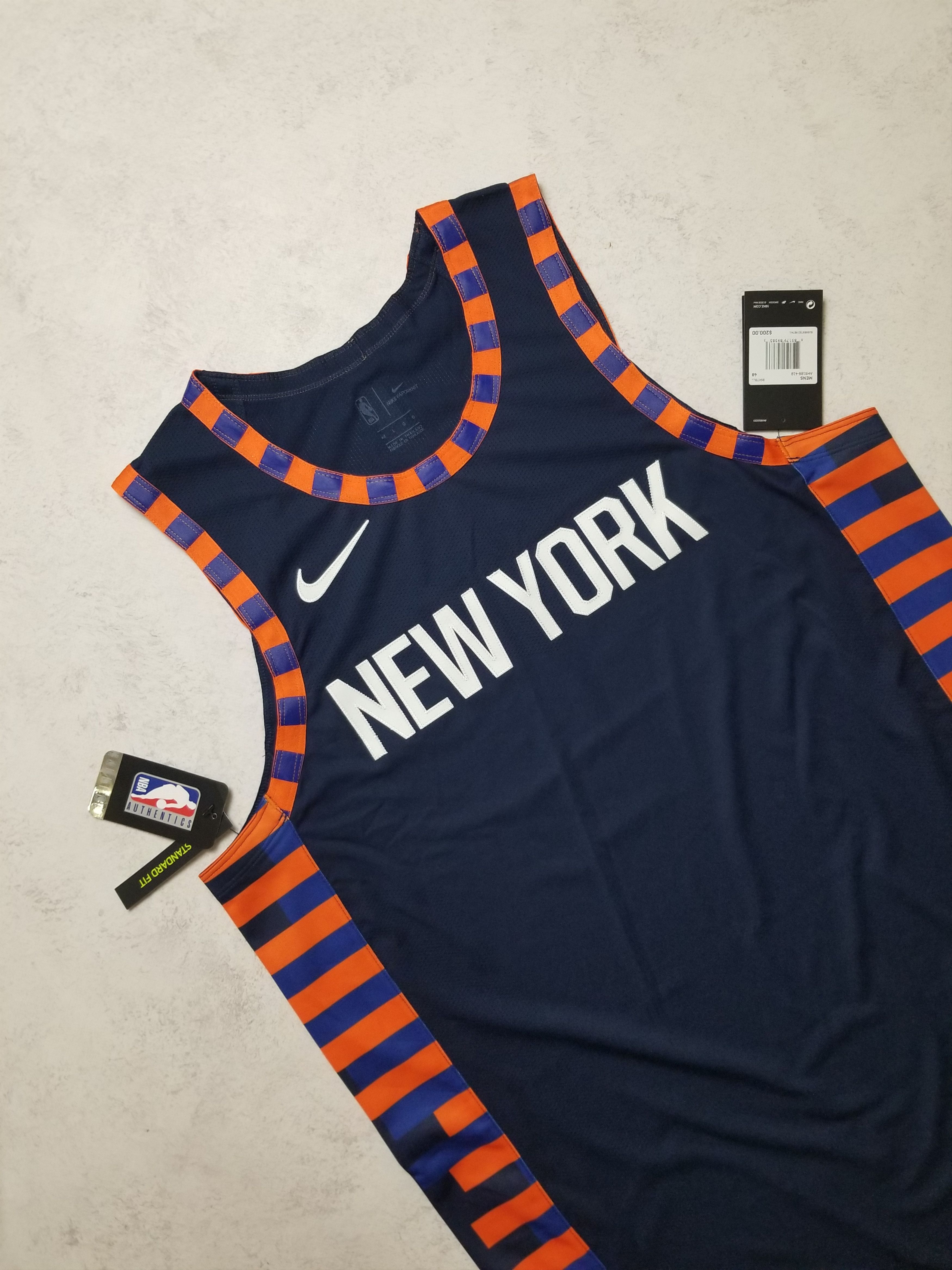 Nike Nike Vaporknit New York Knicks Authentic Blank NBA Jersey Size US L / EU 52-54 / 3 - 9 Thumbnail