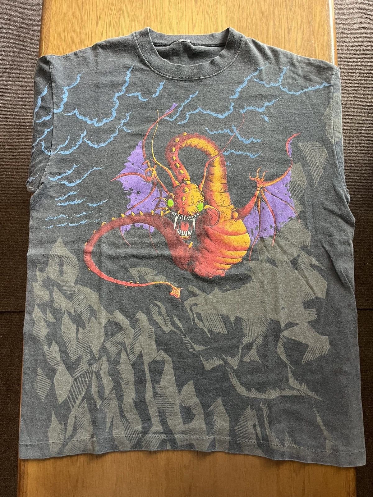 Liquid Blue Vtg Disney Jabberwocky Villains Alice in Wonderland 90’s tee Size US XL / EU 56 / 4 - 4 Thumbnail