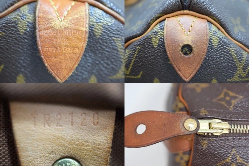Louis Vuitton Auth Louis Vuitton Speedy 30 Hand Bag Monogram Canvas M41526 Size ONE SIZE - 7 Thumbnail