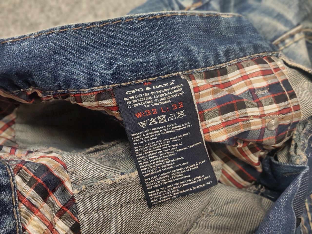 Japanese Brand Vintage Cipo Baxx Japan Y2k Style if six was nine Zip Jeans Size US 32 / EU 48 - 15 Thumbnail
