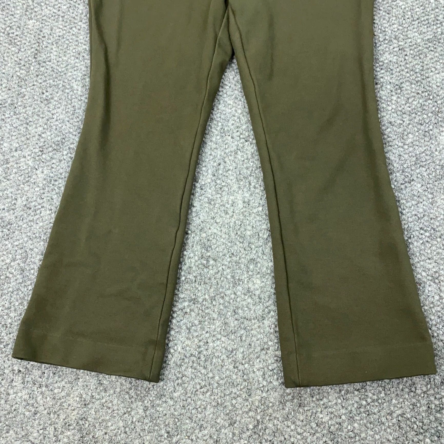 Talbots Talbots Montauk Pants Olive Womens Petites Size 6P Stretch Pull On Mid-Rise Size 28" / US 6 / IT 42 - 3 Thumbnail