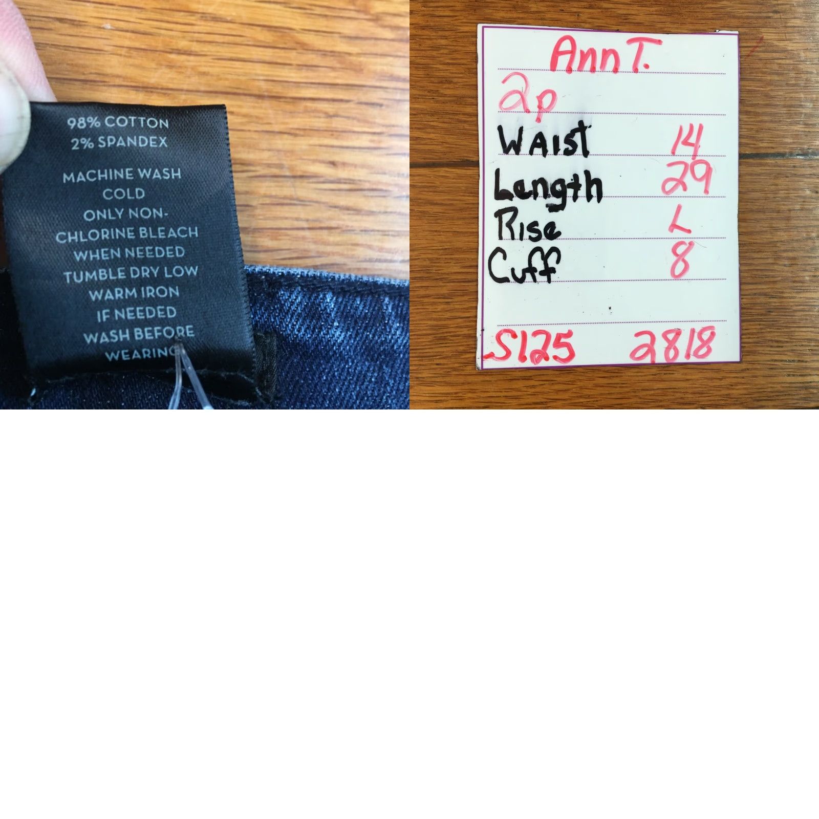 Ann Taylor Ann Taylor Cropped Denim Jeans Size 2P Women's Blue Casual Curvy Fit Size 26" / US 2 / IT 38 - 8 Thumbnail