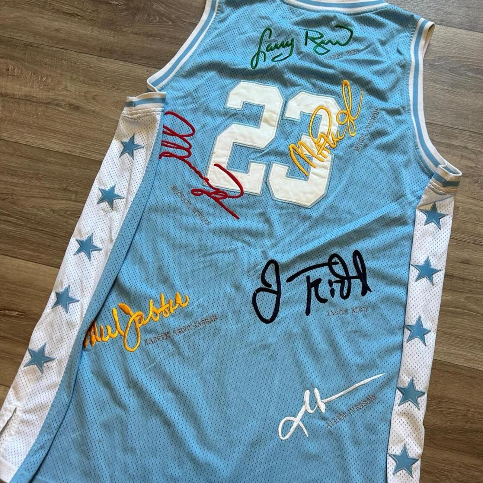 NBA NBA Men's Blue and Multi Other-top Size US XXL / EU 58 / 5 - 2 Thumbnail