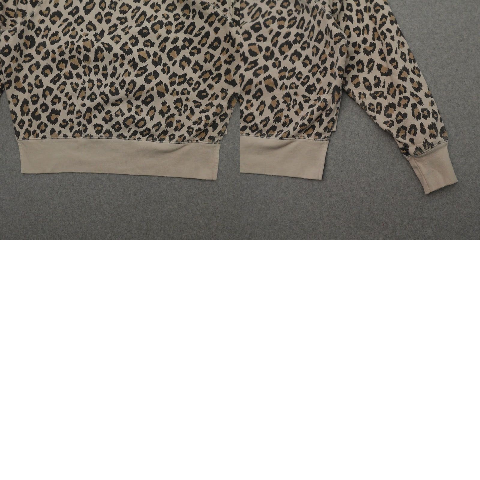 Frame FRAME Leopard Animal Print Sweatshirt Women Medium (21X22) Pullover Distressed Hem Size M / US 6-8 / IT 42-44 - 9 Thumbnail