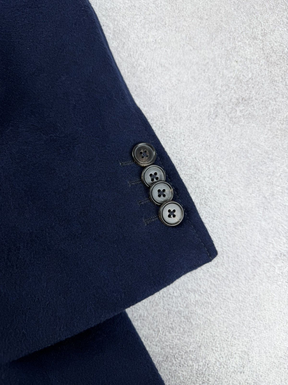 Baldessarini Baldessarini Cashmere Blend Coat Jacket Navy Blue Size US L / EU 52-54 / 3 - 4 Thumbnail