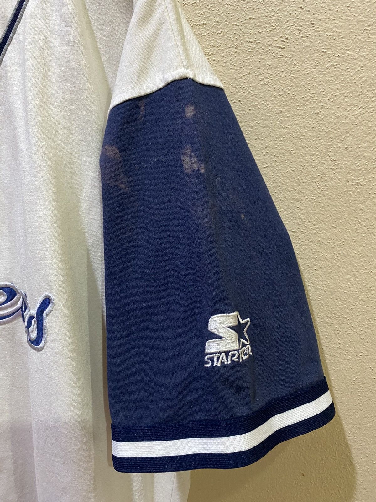Starter Vintage 90s Starter x Ney York Yankees Shirt Size US XL / EU 56 / 4 - 6 Thumbnail