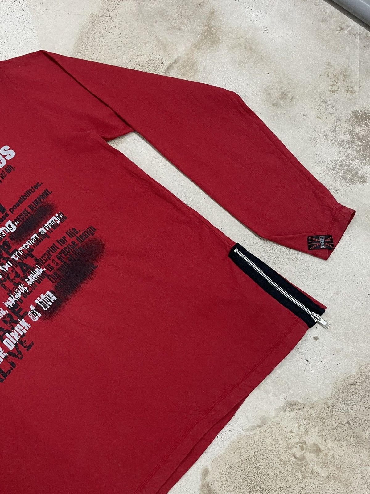20471120 Dangerous Warning Punk Emo Cyber Gothic Tokyo Punk Size US L / EU 52-54 / 3 - 4 Thumbnail