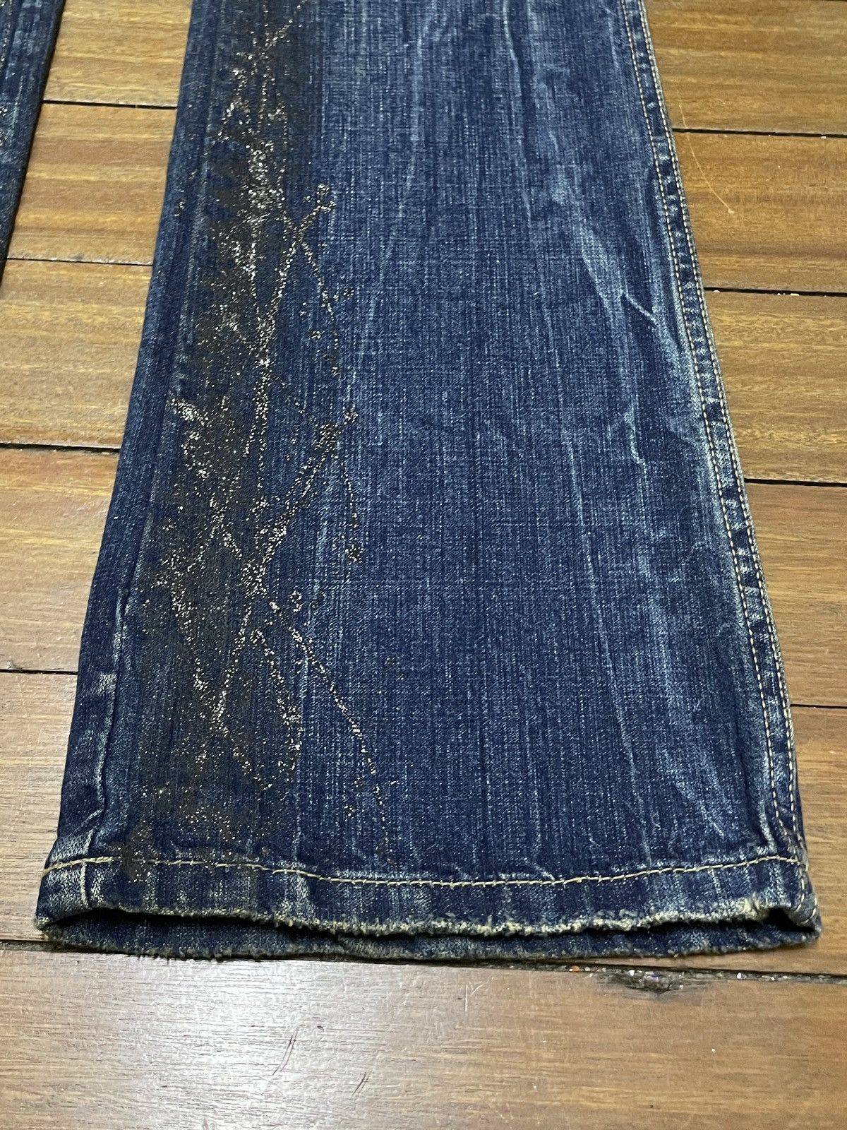 GOSTAR DE FUGA Very Rare Vintage Japanese Brand FUGA Flared Jeans 1990s Size US 33 - 6 Thumbnail