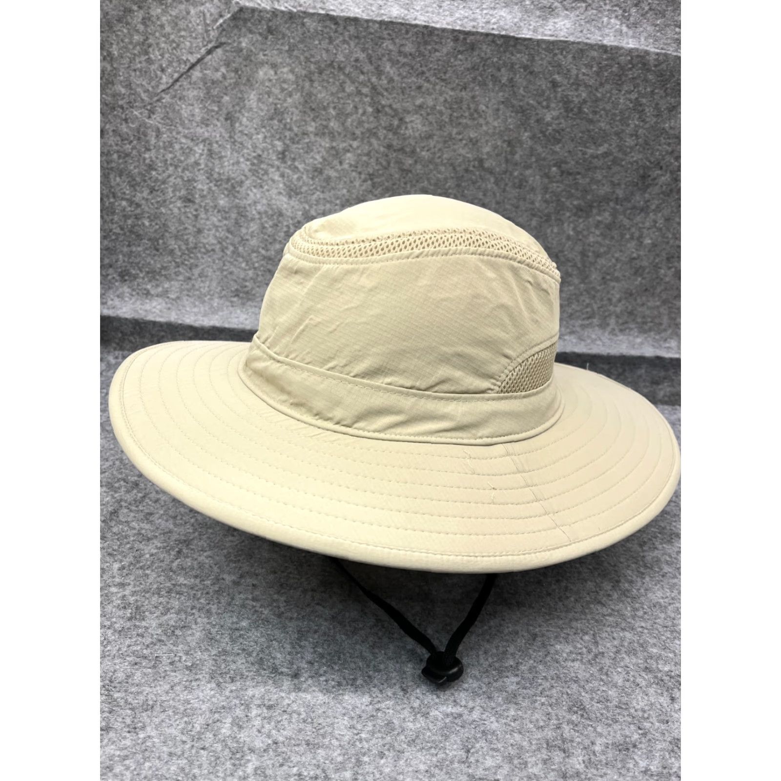 Port Authority Port Authority No Fly Zone Sun Hat Adult XL Beige Poly Blend Bug Shield Bucket Hat Men Size ONE SIZE - 4 Thumbnail