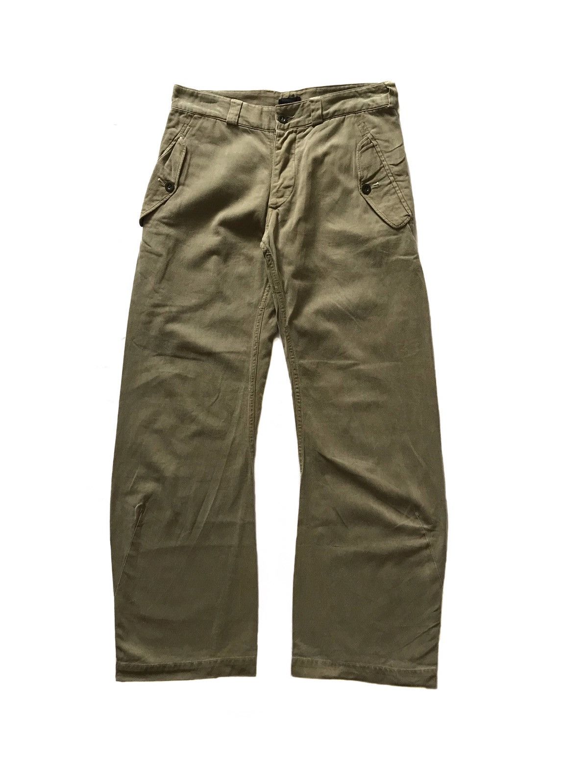 20471120 × Beauty Beast × Designer JAPANESE BRAND TETSUYA MINAMI CURVE BAGGY TROUSER PANTS Size US 31 - 1 Thumbnail